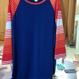 Lula Roe Size XL.  Worn two times.  Smoke free home, well taken care of.